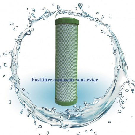 Recharges filtres et osmoseur Postfiltre osmoseur domestique sous évier | Letempledelavie.fr