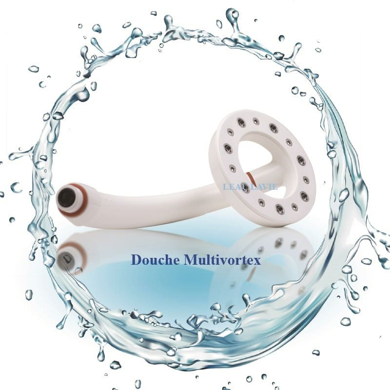 Douche multivortex à sept vortex, tête de douche