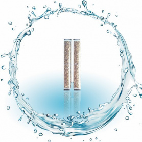 Recharge de deux cartouches KDF pour filtre pommeau de douche anti-calcaire