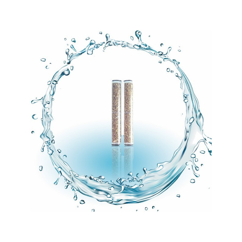 Recharge de deux cartouches KDF pour filtre pommeau de douche anti-calcaire