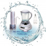 Gamme filtre eau robinet sur évier Inox Filtre eau robinet inox - dynamiseur d'eau  - letempledelavie.fr