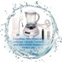 Gamme filtre eau du robinet avec compteur volumétrique Filtre eau robinet - dynamiseur d'eau - douche vortex - letempledelavie.f