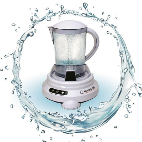 Eau dynamisée Eau dynamisée, structurée, magnétisée avec le Vitalizer Plus, le dynamiseur d'eau
