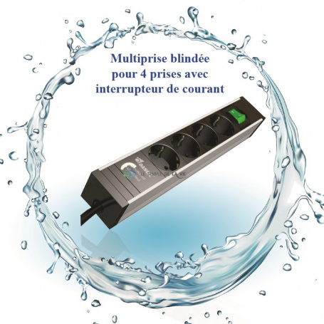 Protection Ondes Multiprise blindée 4 slots | Letempledelavie.fr