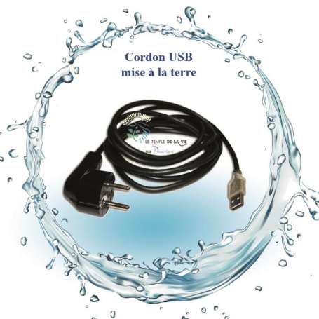 Protection Ondes Cordon USB de mise à la terre