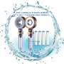 Filtres douches Pommeau de douche filtrant multijets 3 voies Spa-spray, Massage ou Pluie
