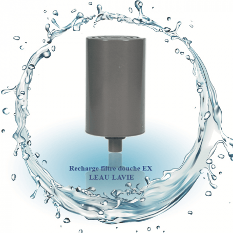 Recharge filtre douche anti calcaire et anti chlore