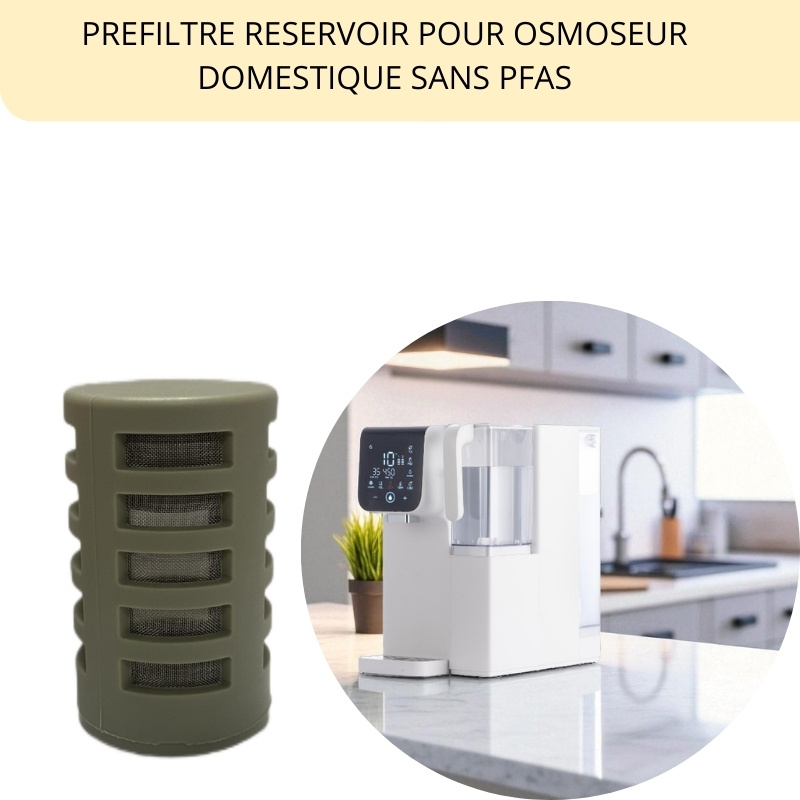 Préfiltre à sédiments pour le réservoir arrière de l'osmoseur de plan de cuisine