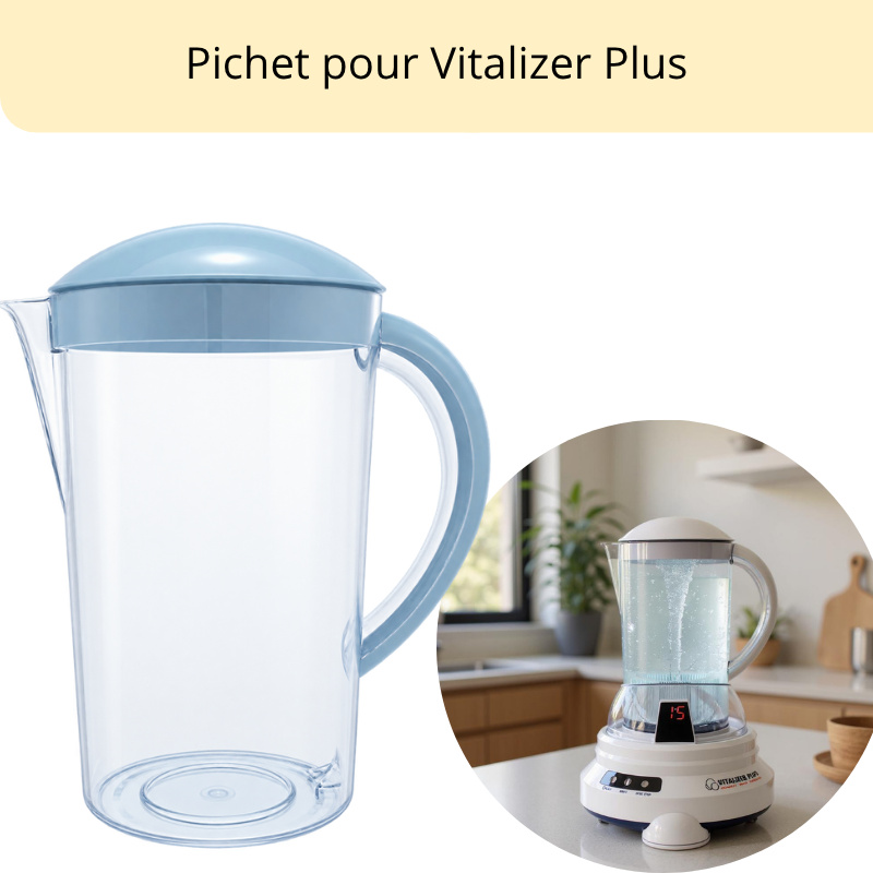 Pichet de rechange du dynamiseur Vitalizer Plus