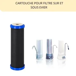 cartouche de remplacement pour filtre sur et sous évier