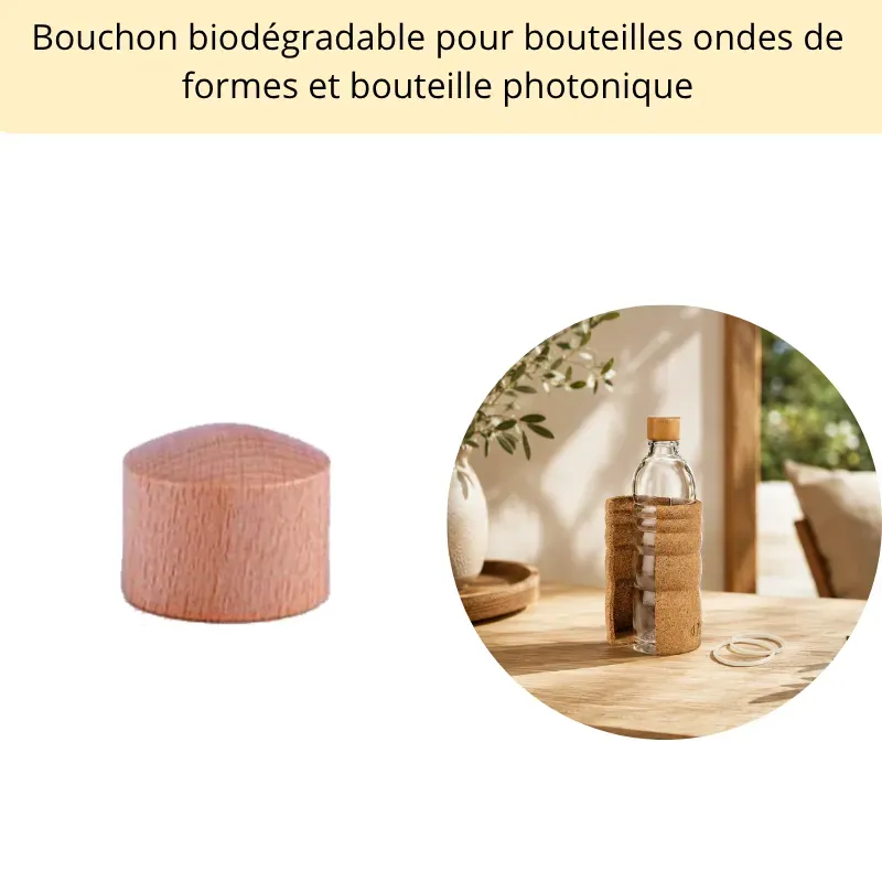 Bouchon de rechange pour bouteille ondes de formes