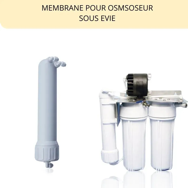 Membrane M50 GPD d'osmose inverse dans son étui de protection