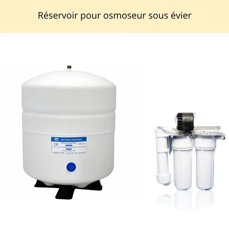 Réservoir de rechange pour osmoseur domestique sous évier