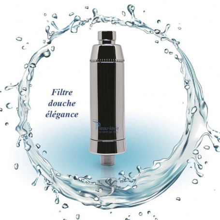 Filtres douches Filtre douche anti calcaire anti chlore élégance | Letempledelavie.fr