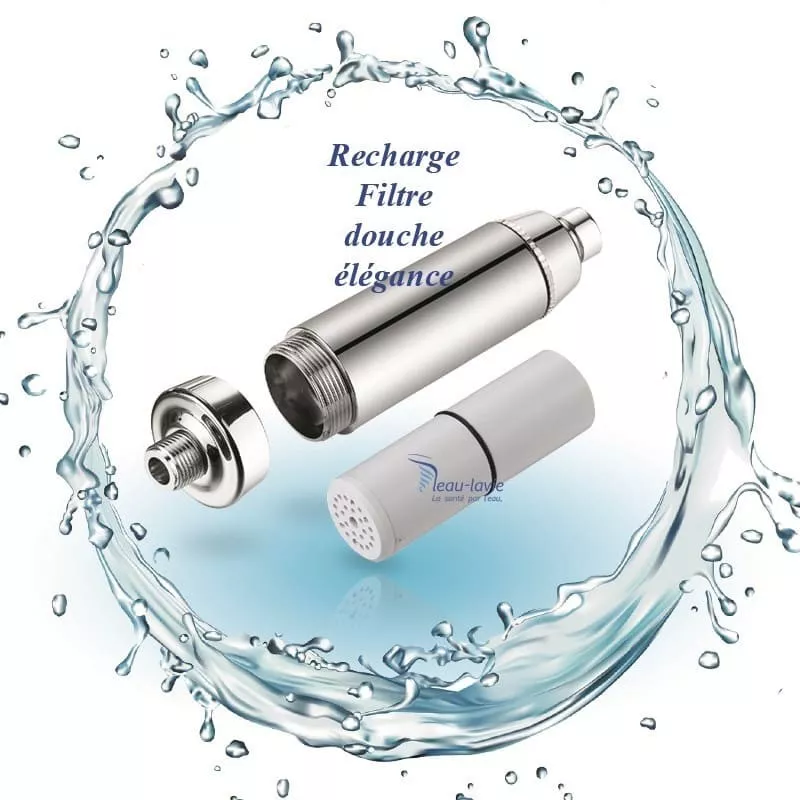 Recharge filtre douche dynamisante anti-chlore & calcaire (lot de 2) -  Réponses Bio.shop