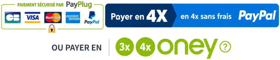 Moyens de paiement acceptés